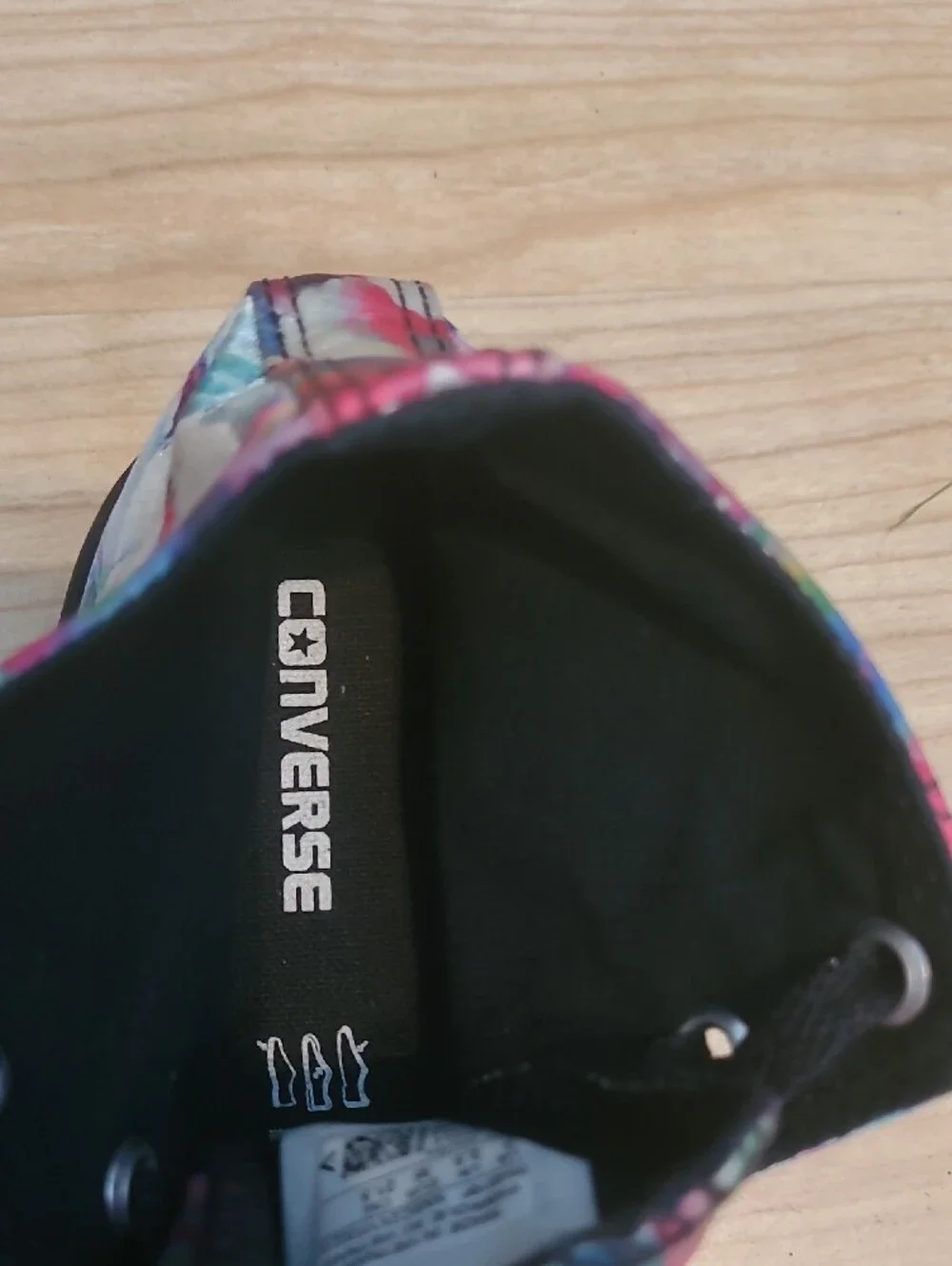 Converse Multicolor Tie-Dye High-Top Sneakers with Black Laces